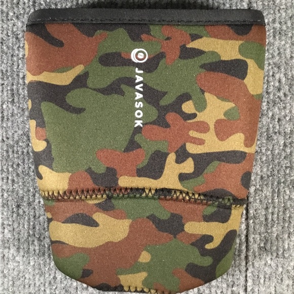 Javasok large cold beverage sleeve coozie camo NWT - Picture 4 of 4